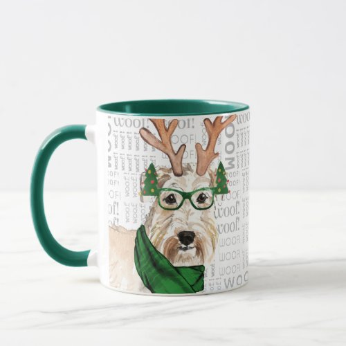 Wheaten Terrier Dog Lover Christmas Holiday Mug