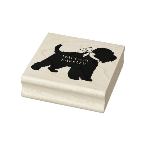 Wheaten Terrier Dog Puppy Rubber Stamp