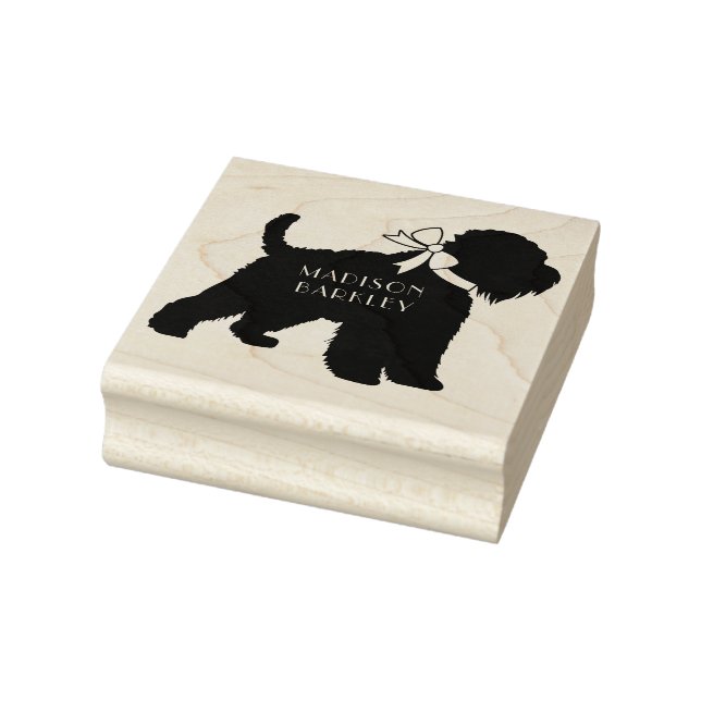 Wheaten Terrier Dog Puppy Rubber Stamp (Stamp)