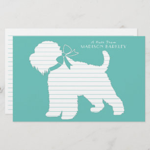 Wheaten Terrier Dog Puppy Stationery