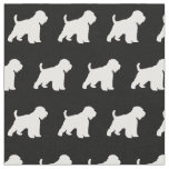 Wheaten Terrier Dog Silhouette Pet Fabric