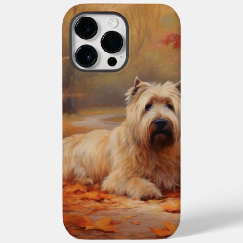 Wheaten Terrier in Autumn Leaves Fall Inspire  Case_Mate iPhone 14 Pro Max Case