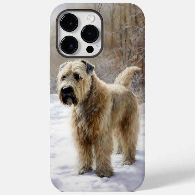 Wheaten Terrier Let It Snow Christmas  Case-Mate iPhone Case (Back)