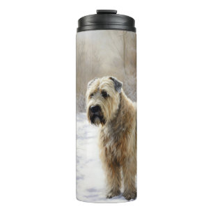 Wheaten Terrier Let It Snow Christmas  Thermal Tumbler