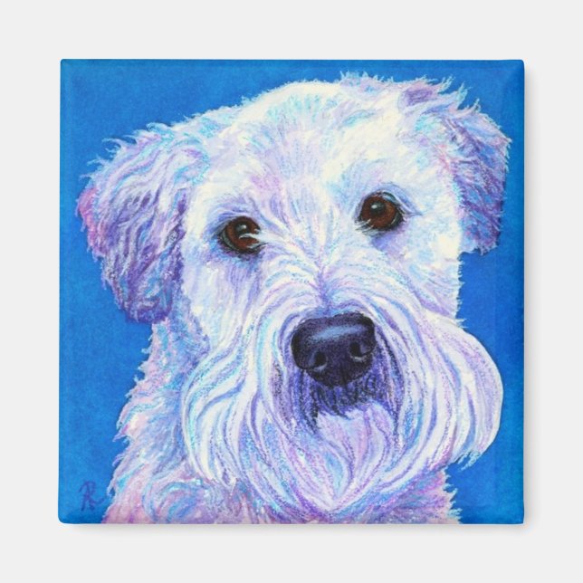 Wheaten Terrier Magnet - "Bailey" (Front)