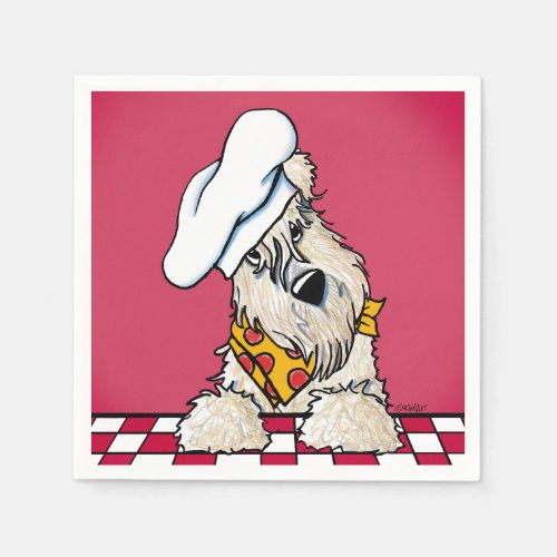 Wheaten Terrier Pizza Party Napkins