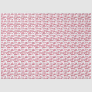 WHEATEN Terrier Red Toile Tissue Paper