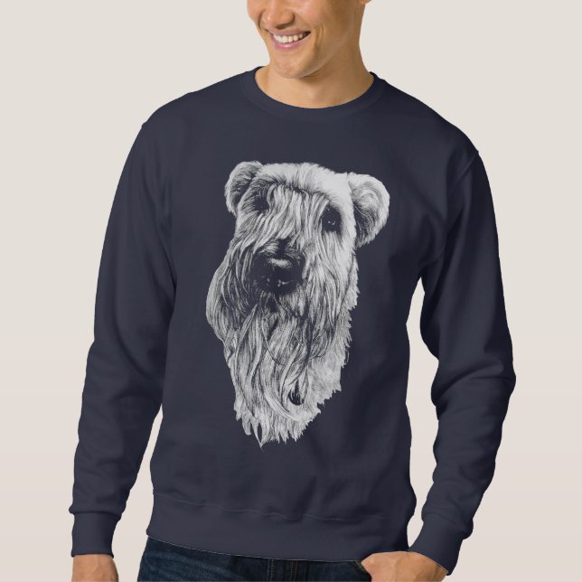 Wheaten Terrier Sweatshirt Terrier Dog Shirts (Front)