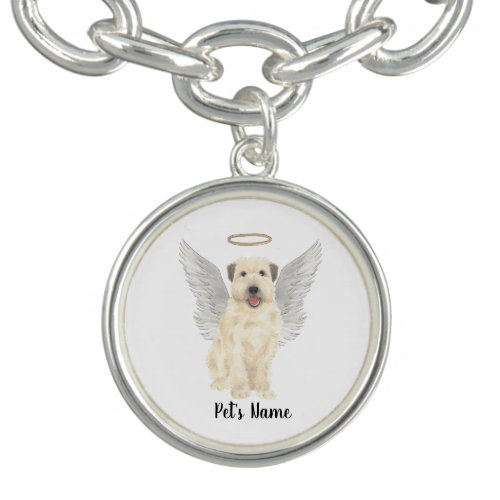 Wheaten Terrier Sympathy Memorial Bracelet