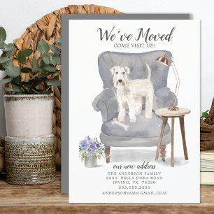 Wheaten Terrier We've Moved Moving Announcement