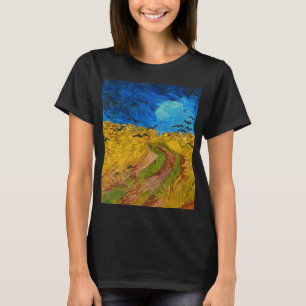 Wheatfield with Crows, 1890 by Vincent van Gogh T-Shirt