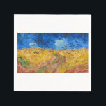 Wheatfield with Crows by Vincent van Gogh Napkins<br><div class="desc">Vincent Willem van Gogh (Dutch: [ˈvɪnsɛnt ˈʋɪləɱ vɑŋ ˈɣɔx] (listen);[note 1] 30 March 1853 – 29 July 1890) was a Dutch Post-Impressionist painter who posthumously became one of the most famous and influential figures in the history of Western art. In a decade, he created about 2, 100 artworks, including around...</div>