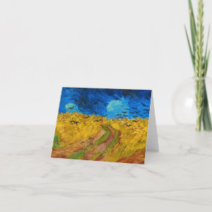 Wheatfield with Crows by Vincent van Gogh Thank You Card