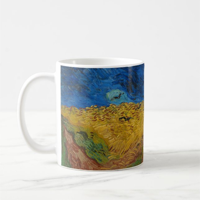 Wheatfield with Crows Coffee Mug (Left)