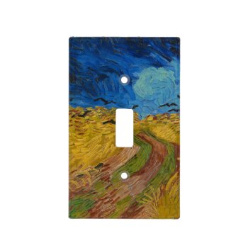 Wheatfield With Crows Light Switch Cover by vintage_gift_shop at Zazzle