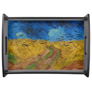 Wheatfield with Crows Serving Tray