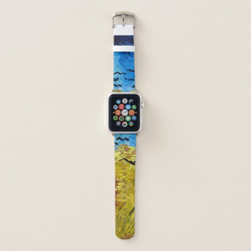 Wheatfield with Crows Van Gogh Apple Watch Band