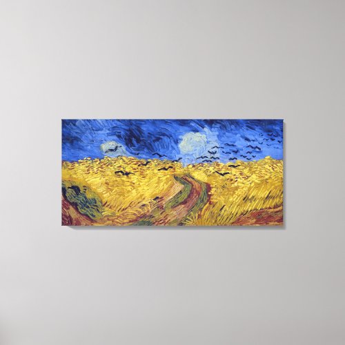 Wheatfield with Crows  Van Gogh  Canvas Print