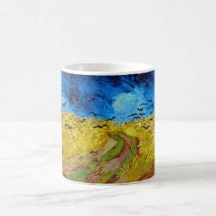 Wheatfield with Crows, Van Gogh Coffee Mug