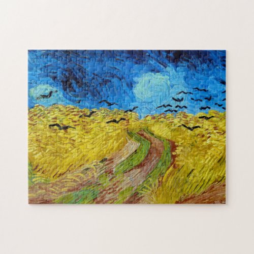 Wheatfield with Crows Van Gogh Jigsaw Puzzle