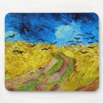 Wheatfield with Crows, Van Gogh Mouse Pad<br><div class="desc">Vincent Willem van Gogh (30 March 1853 – 29 July 1890) was a Dutch post-impressionist painter who is among the most famous and influential figures in the history of Western art. In just over a decade, he created about 2, 100 artworks, including around 860 oil paintings, most of which date...</div>
