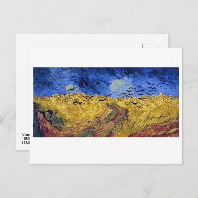 Wheatfield with Crows | Van Gogh | Postcard (Front/Back)
