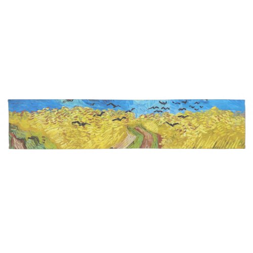 Wheatfield with Crows Van Gogh Short Table Runner