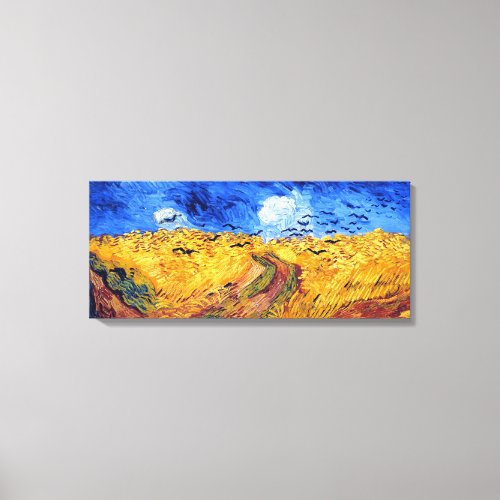 Wheatfield with Crows Vincent Van Gogh Canvas Print