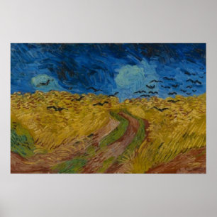 Wheatfield with Crows Vincent van Gogh   Poster
