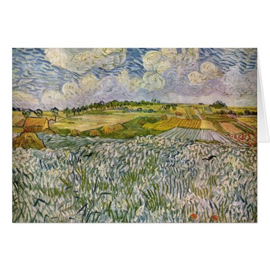 Wheatfields by Van Gogh Cards (Front Horizontal)