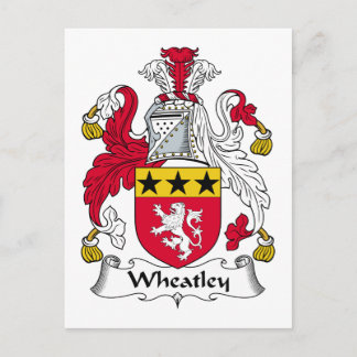 Wheatley Family Crest Postcard