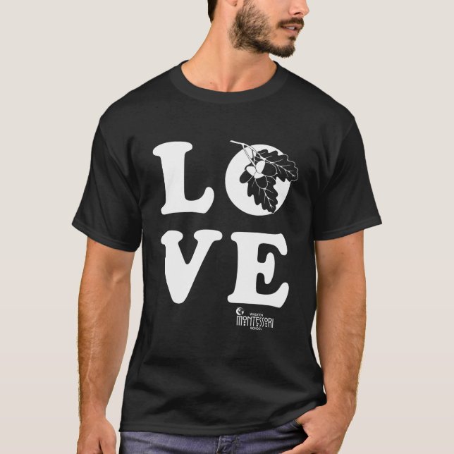 Wheaton Montessori Love T-Shirt (Front)