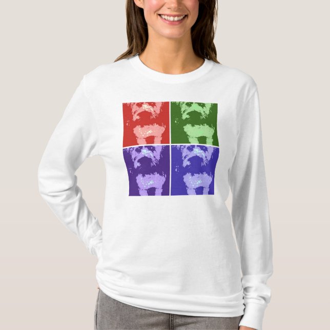 Wheaton Terrier Pop Art T-Shirt (Front)
