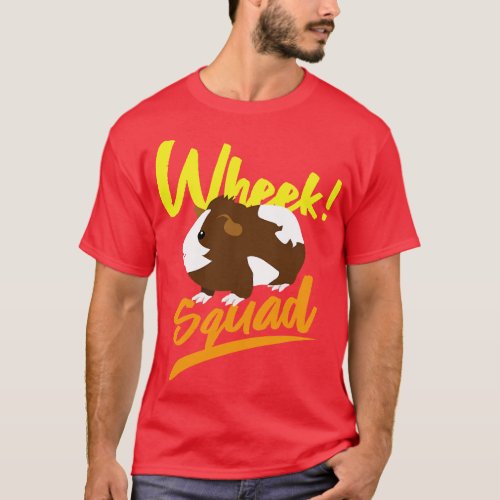 Wheek Squad Gift for Guinea Pig Lovers Cute Guinea T_Shirt
