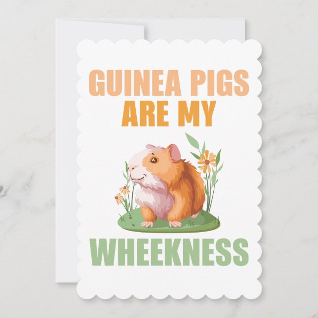 Wheekness Flat Greeting Card (Front)