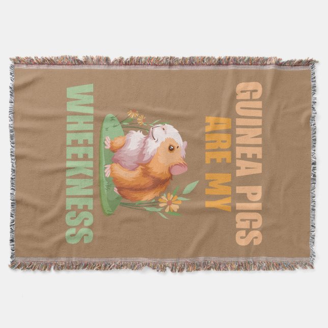 Wheekness Throw Blanket (Front)