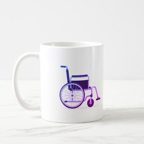 Wheel chair Desined  Coffee Mug