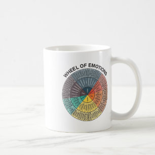 Wheel Emotion Chart Mental Health Therapy Chart Coffee Mug