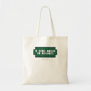 Wheel Lovers And Word Game Of Fortune Tote Bag