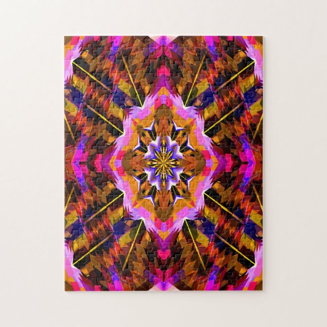 Wheel of a flower.... jigsaw puzzle (Vertical)