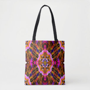 Wheel of a flower... tote bag