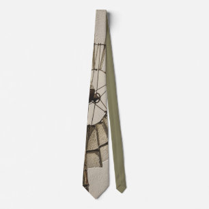Wheel Of A Windmill Sepia Neck Tie