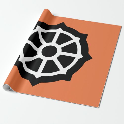 Wheel of Dharma Buddhism Hindusim Wrapping Paper