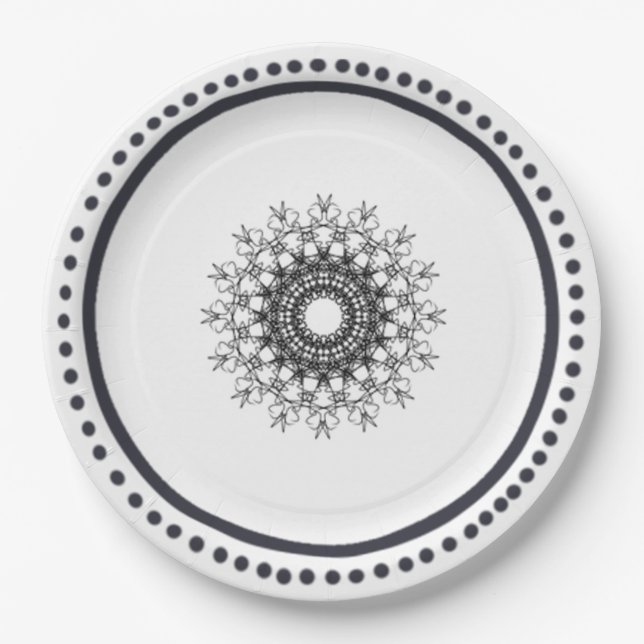 Wheel of Fate Paper Plates (Front)