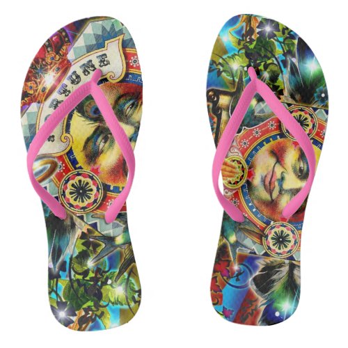 Wheel of Fortune Flip Flops