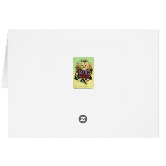 Wheel of Fortune Greeting Card (Back Horizontal)