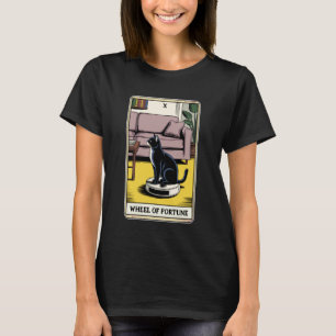 Wheel of Fortune Robot Vacuum Cleaner Funny Tarot T-Shirt
