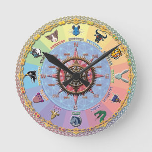 Wheel of Fortune Round Clock