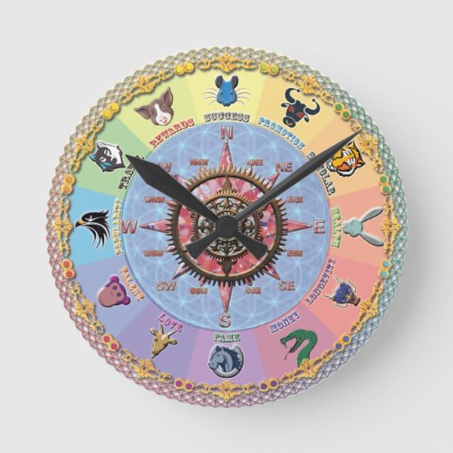 Wheel of Fortune Round Clock