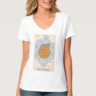Wheel of Fortune tarot card modern Major Arcana T-Shirt